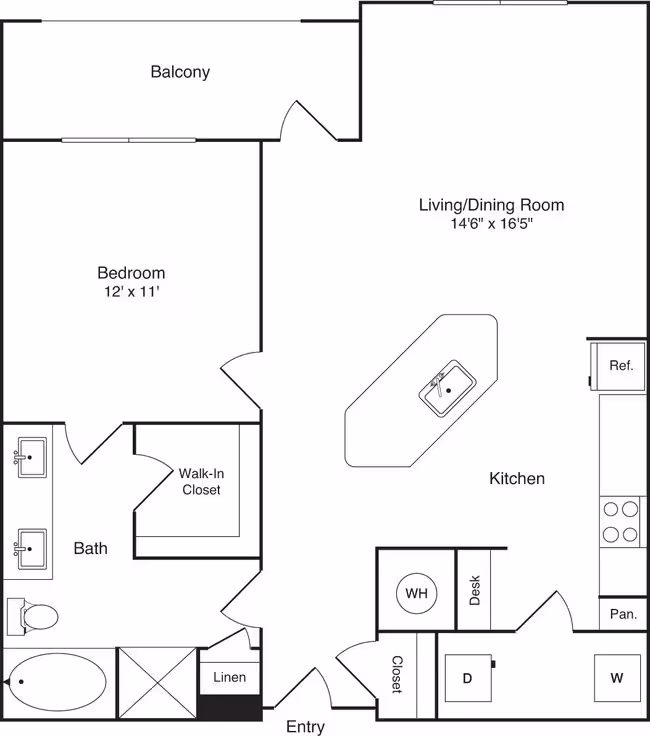 The Hillcrest 1-140 floor plan